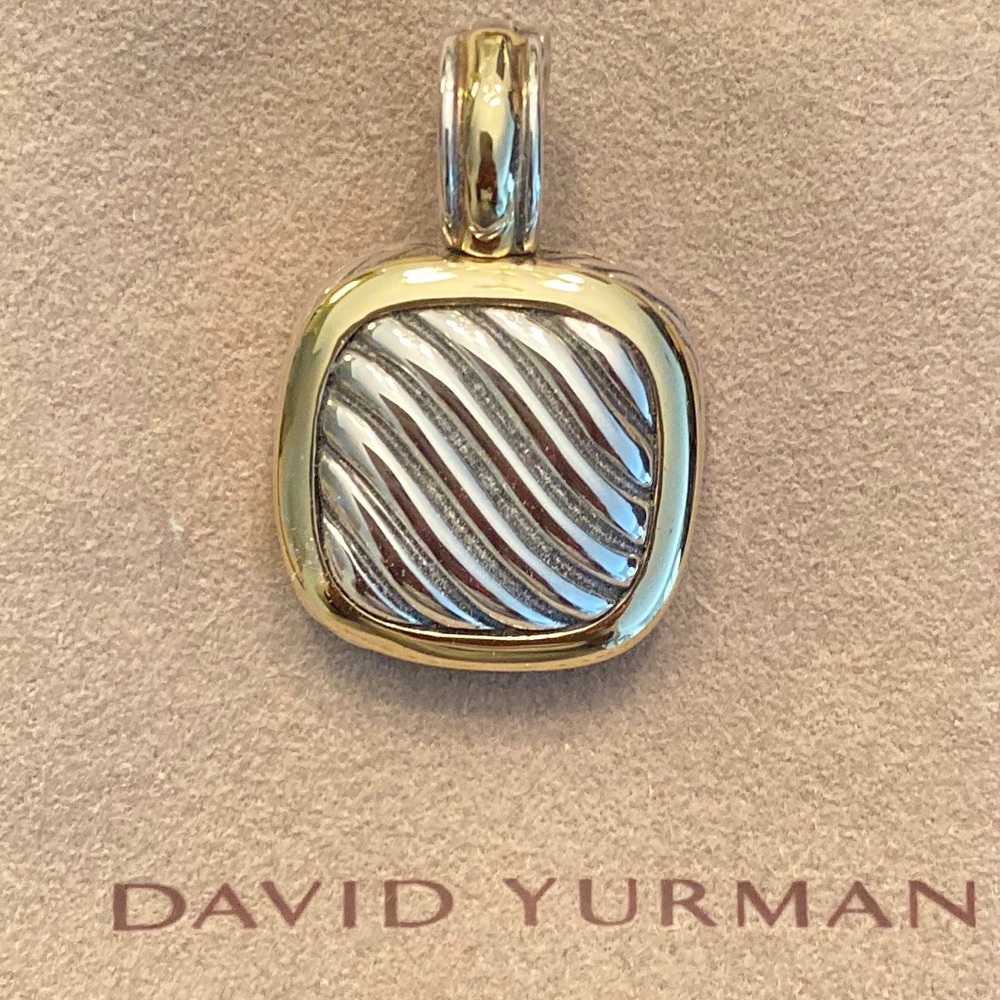 David Yurman cable pendant/enhancer